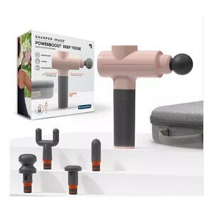 SHARPER IMAGE Powerboost Deep Tissue Percussion Massager Version 2.0, Massage Gu